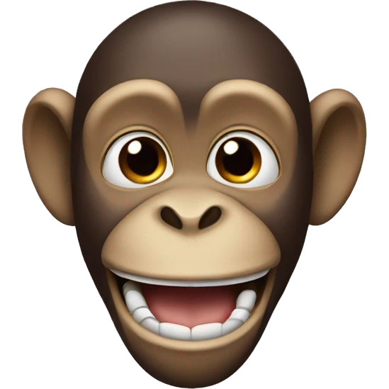 monkey with braces emoji