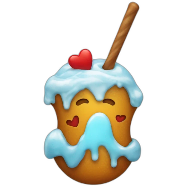 Coeur en glace emoji
