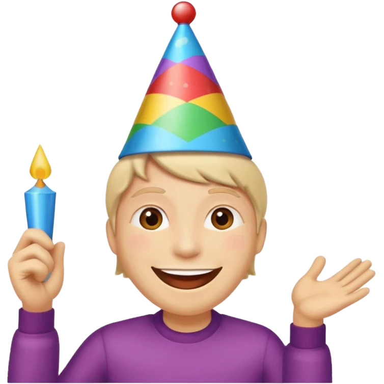Happy Birthday Hat emoji