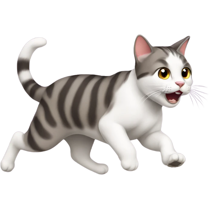 Cat running  emoji