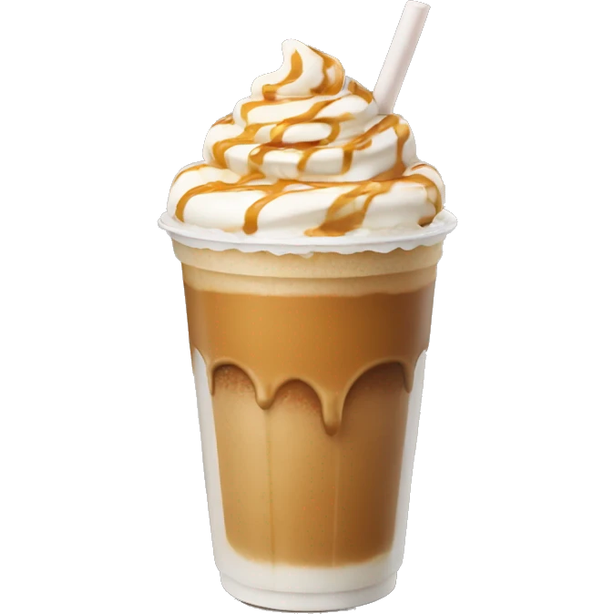 Caramel frappe emoji