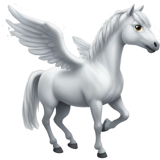 White Pegasus  emoji