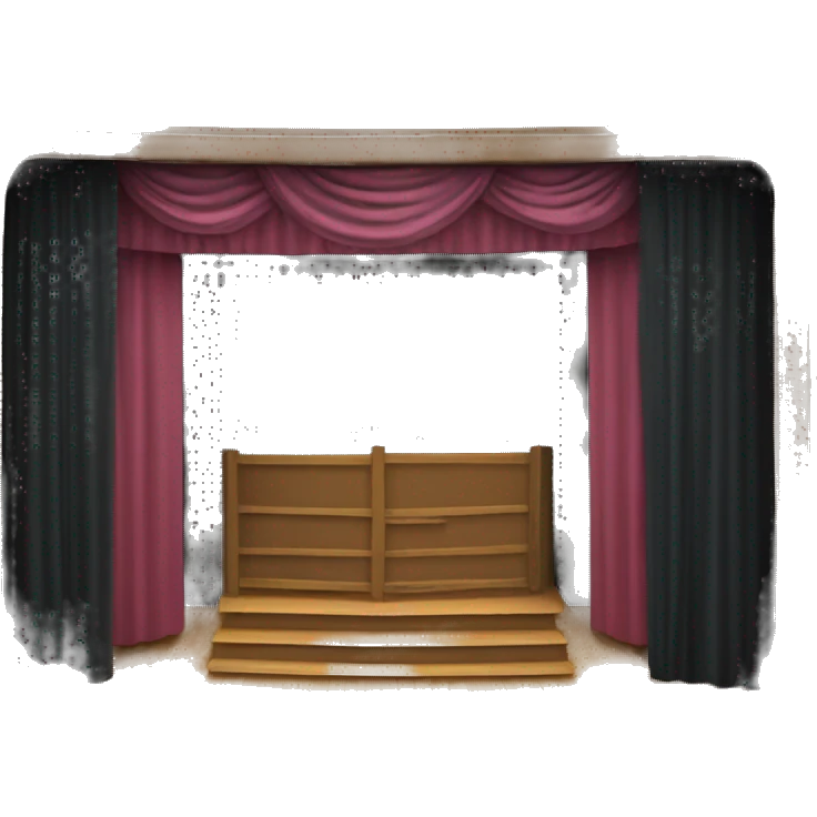 black box theatre stage emoji