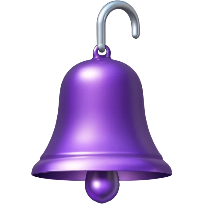 purple bell emoji