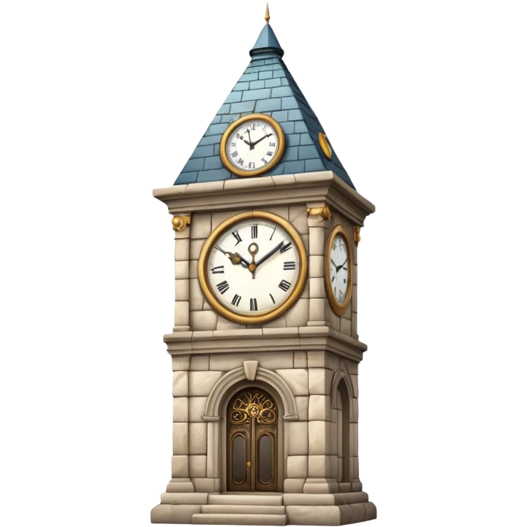 make an emoji which are a clock tower emoji