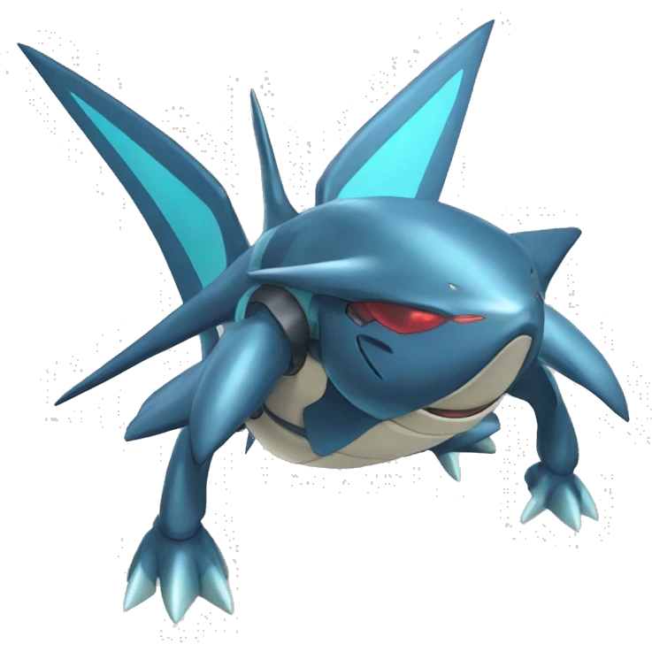 Sharpedo-Gabite-Salamence-Mecha full-body emoji