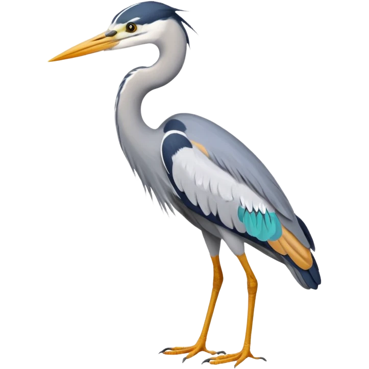 Grey Heron emoji