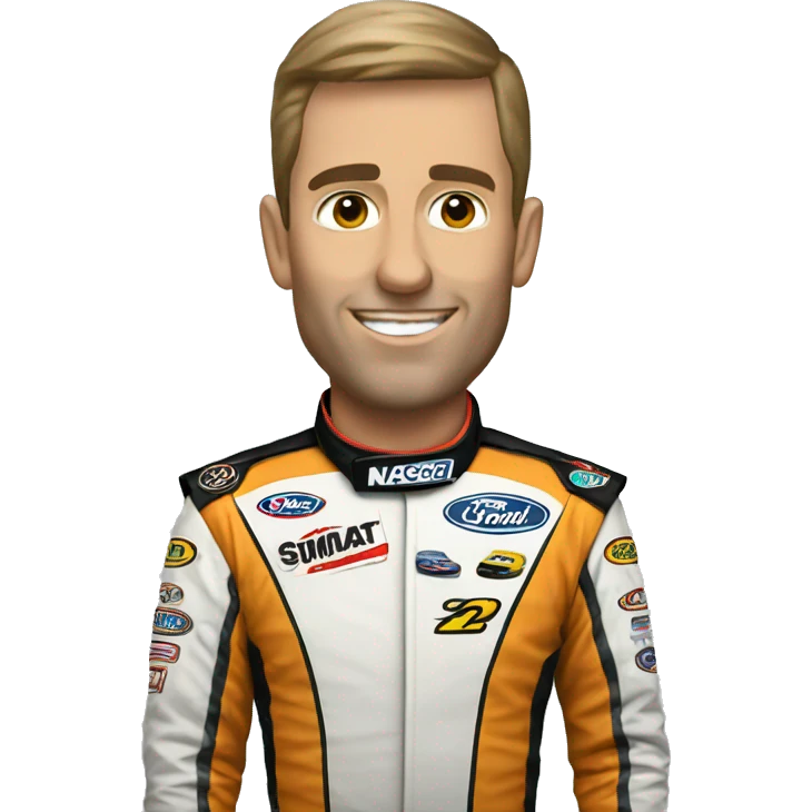 NASCAR racer emoji