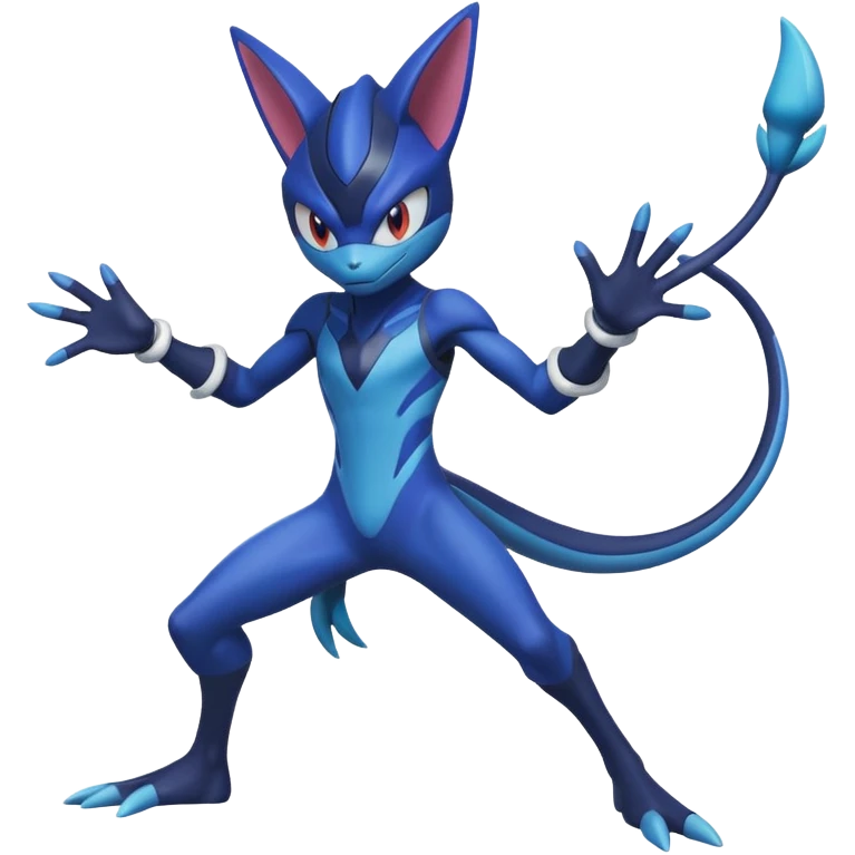 Inteleon-Greninja-fusion (full body) emoji