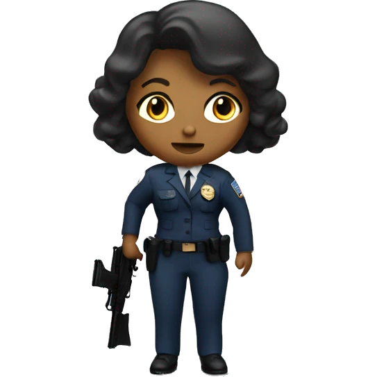 FBI woman with gun emoji