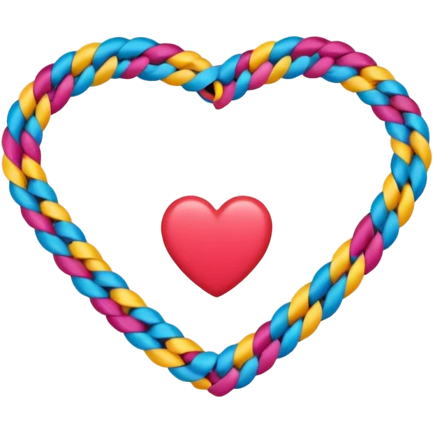 friendship bracelets heart emoji