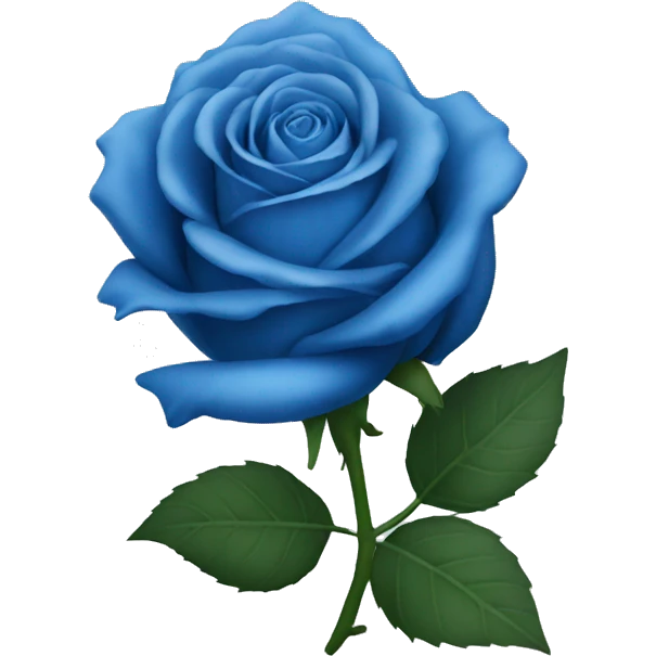 blue rose  emoji