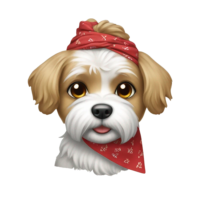 Maltshi with bandanna emoji