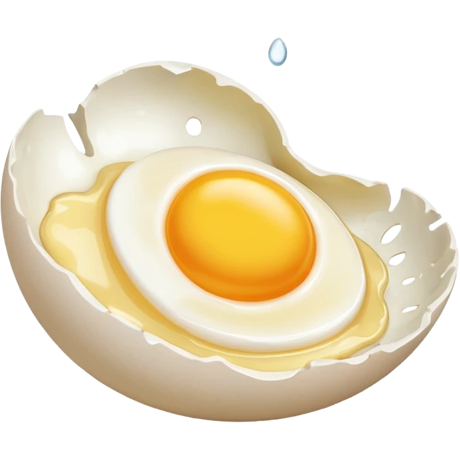 raw egg spilt  emoji