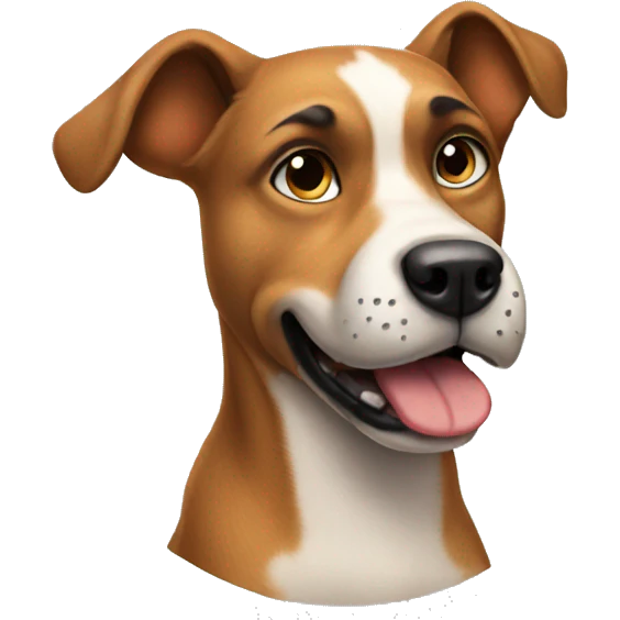 Dog say no emoji