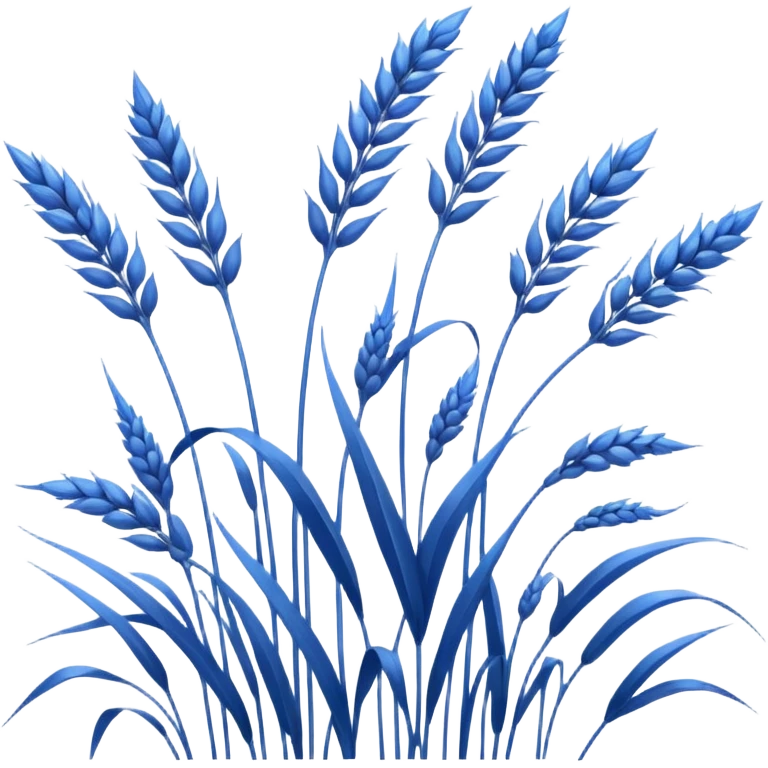 blue wheat emoji