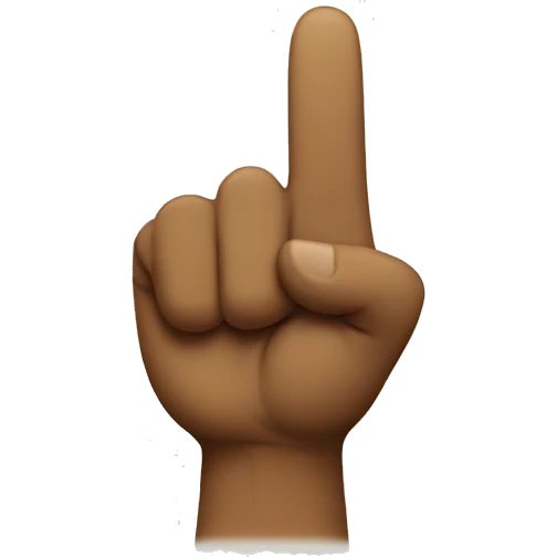 peace sign with the thumb out  emoji