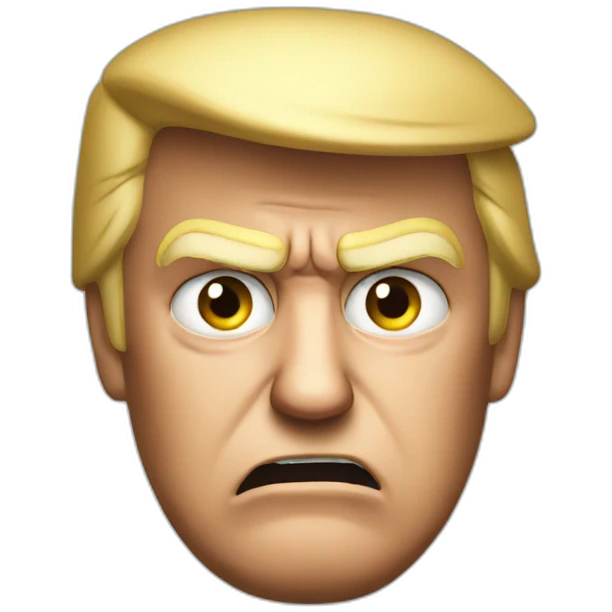donald trump angry emoji