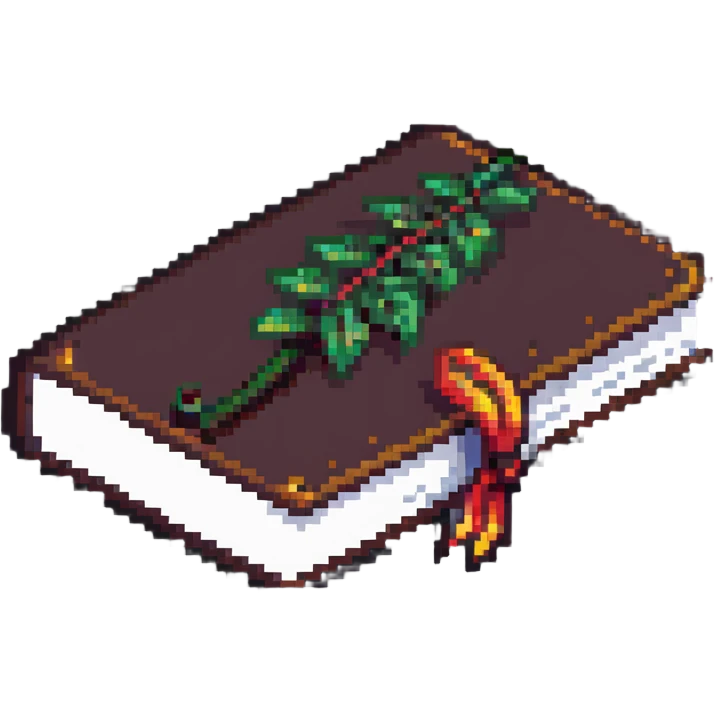 A single book with a bookmark emoji