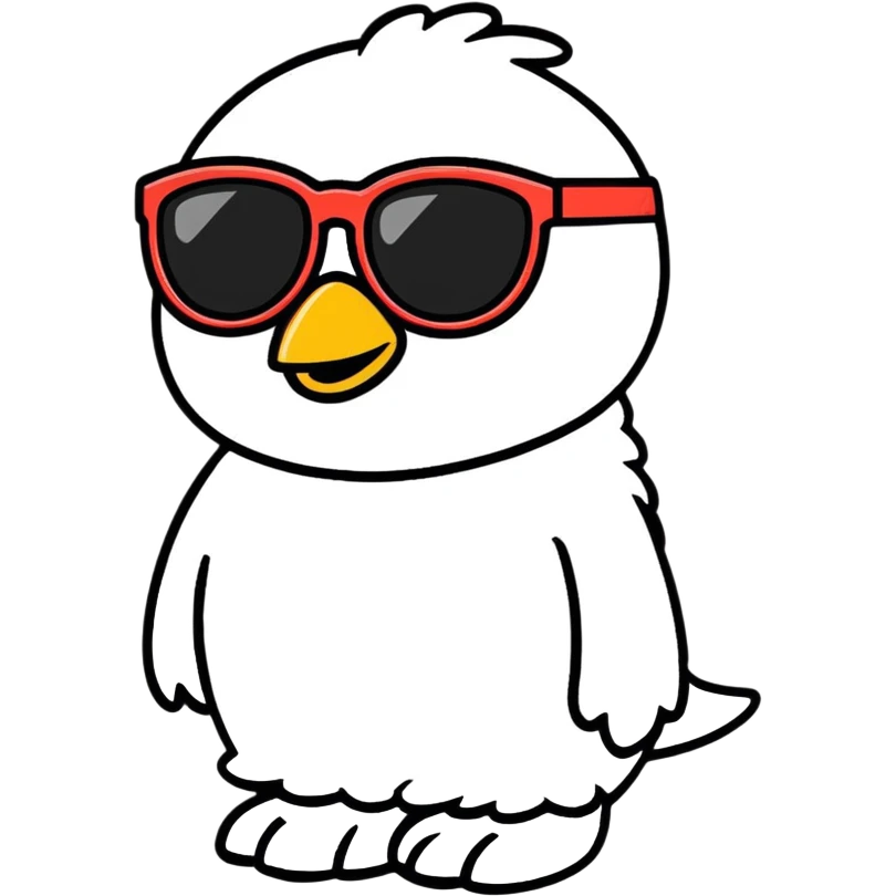 Elmo with shades emoji