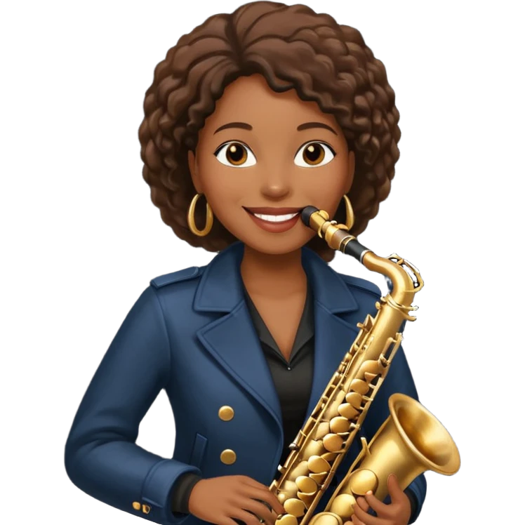 Street Music Performer black woman  emoji