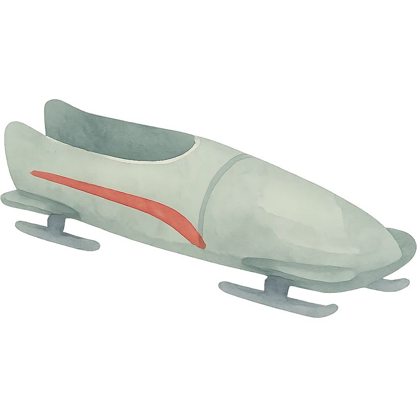 un bobsleigh emoji