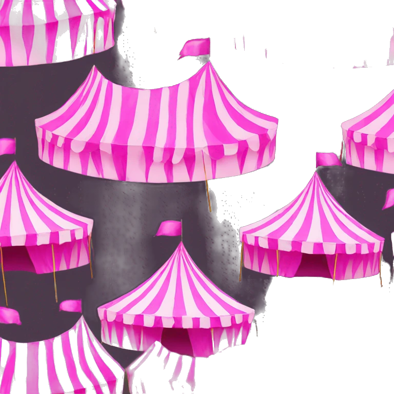 pink carnival tent emoji