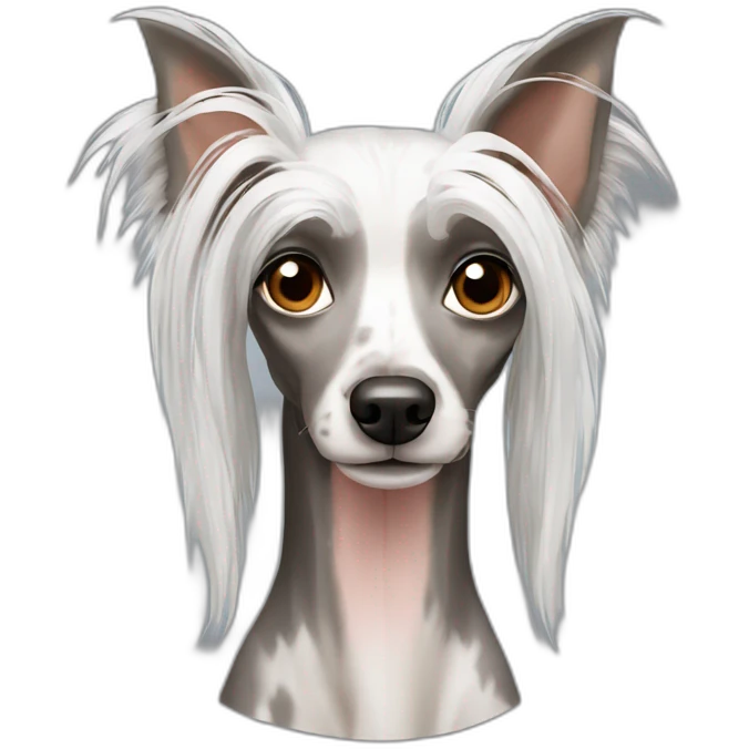 Chinese Crested Dog emoji