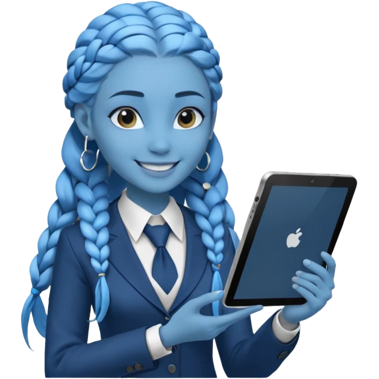 Avatar woman for audit and explanations emoji