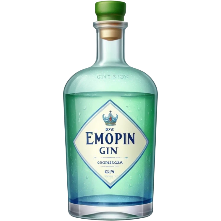 Bottle of Gin emoji