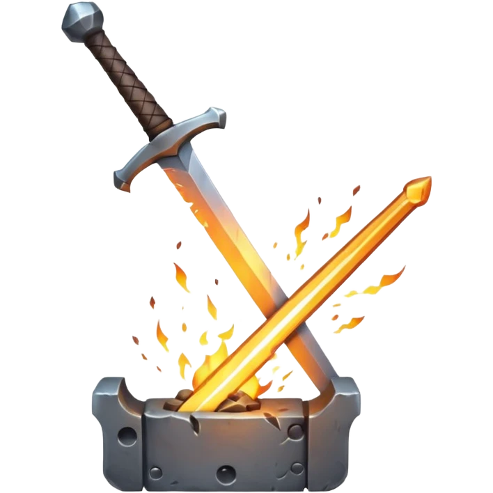 forging sword emoji