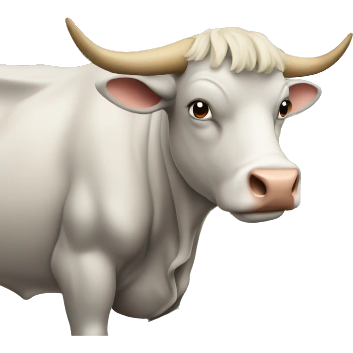 oxen yoked together on plough emoji