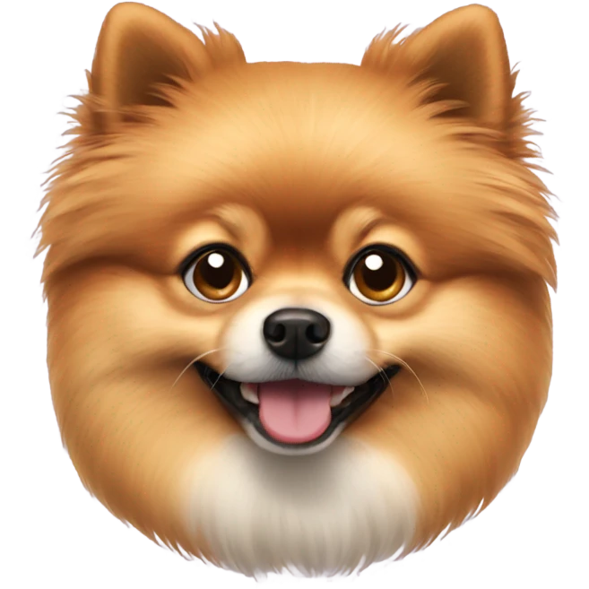 Pomeranian dog  emoji