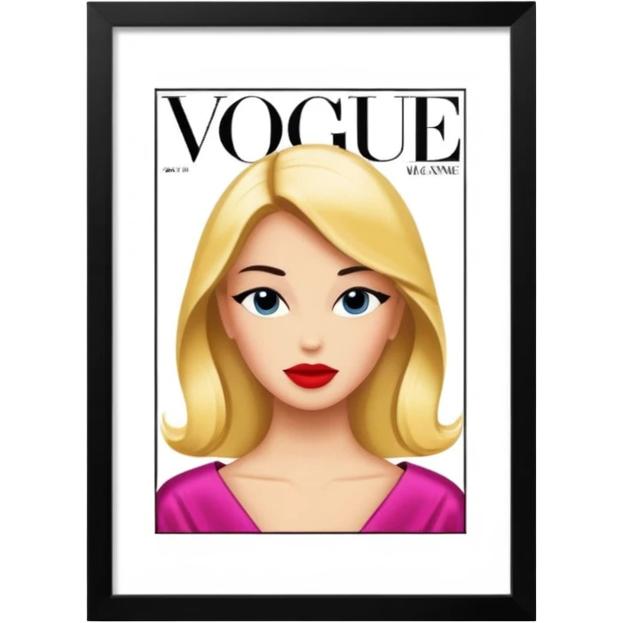 vouge magazine cover book emoji