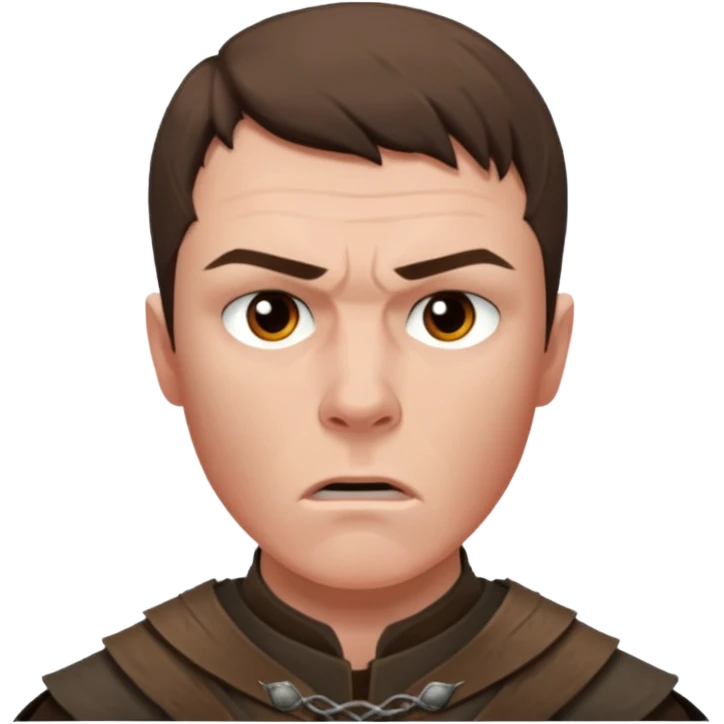 gofery angry  from Games of throne character face only younger emoji