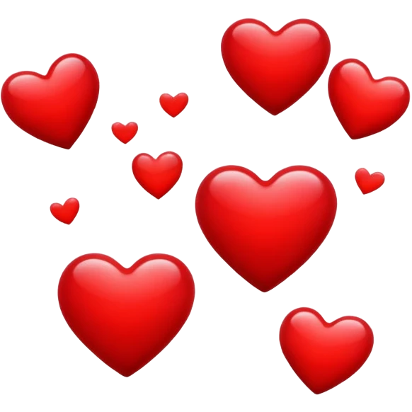 Big hearts emoji