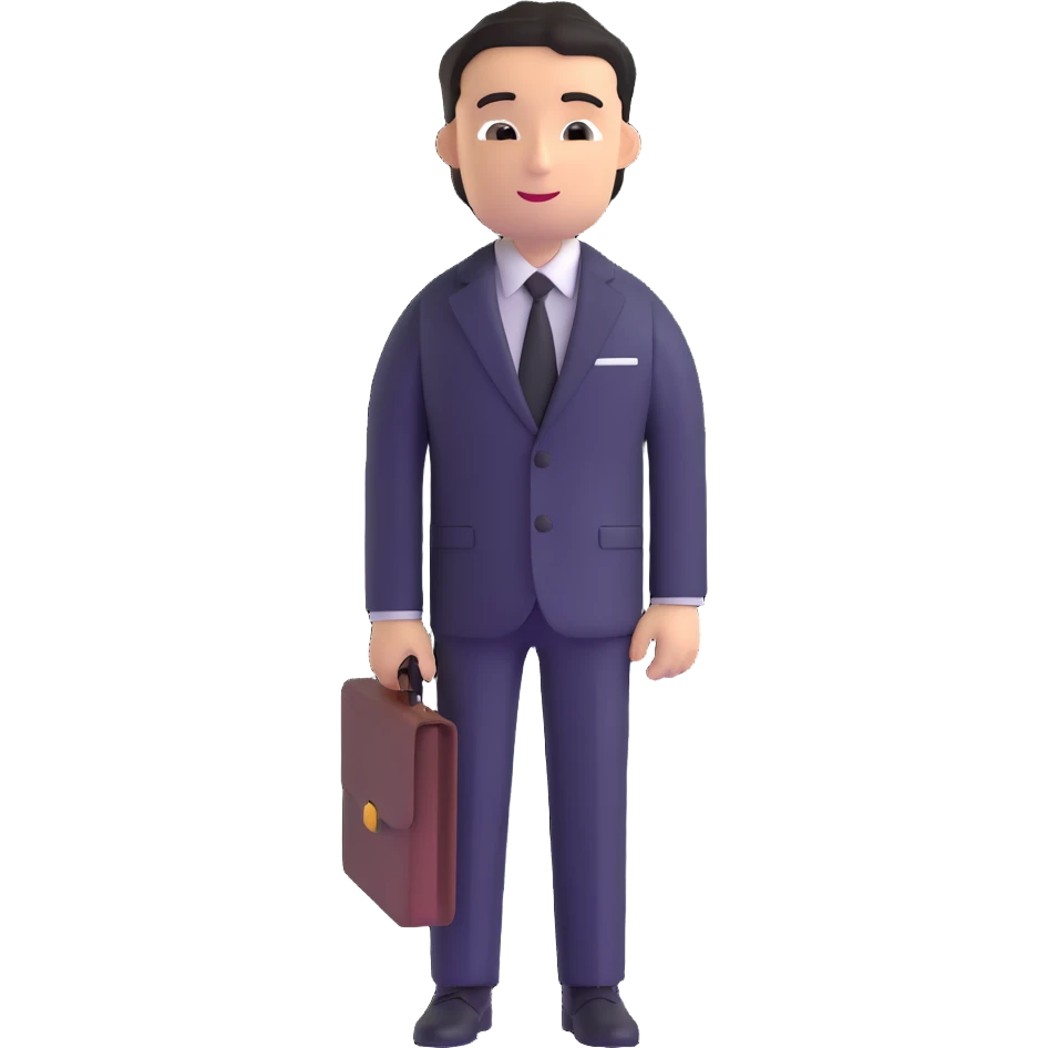 business suit emoji