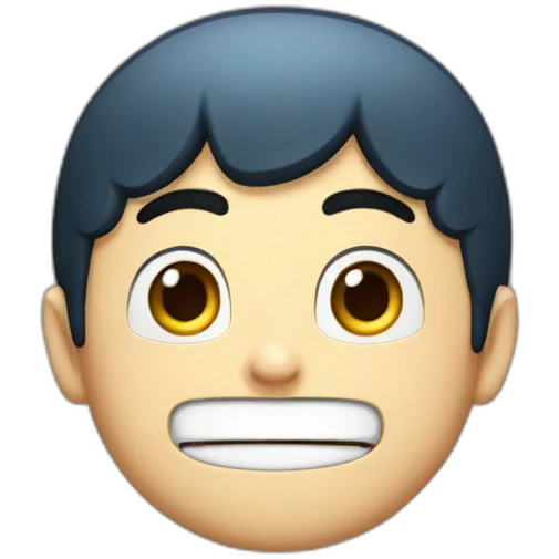 nobita with doremon face emoji