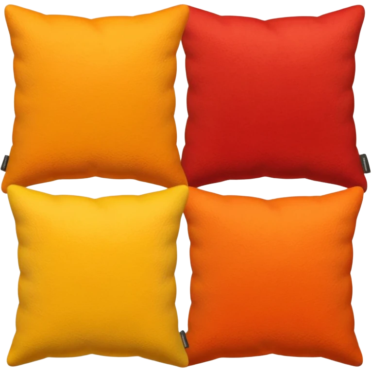 Decorative fall pillows emoji