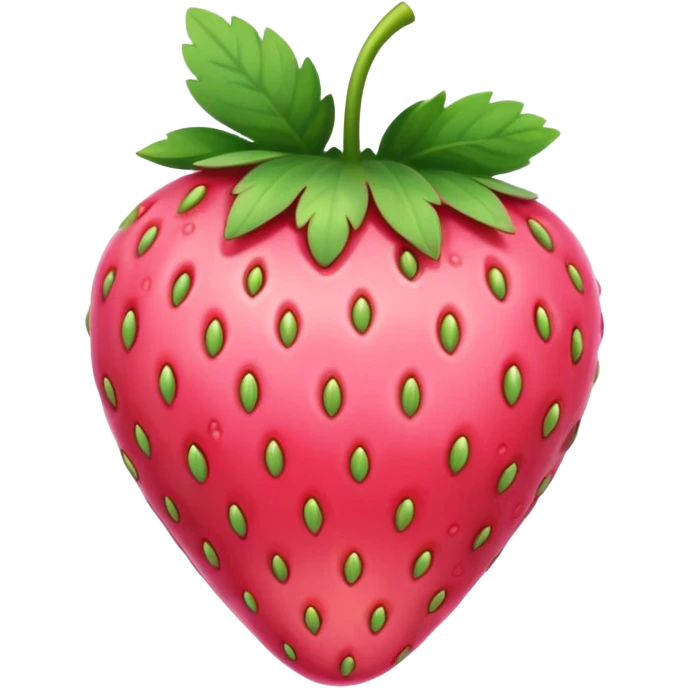 pink strawberry  emoji