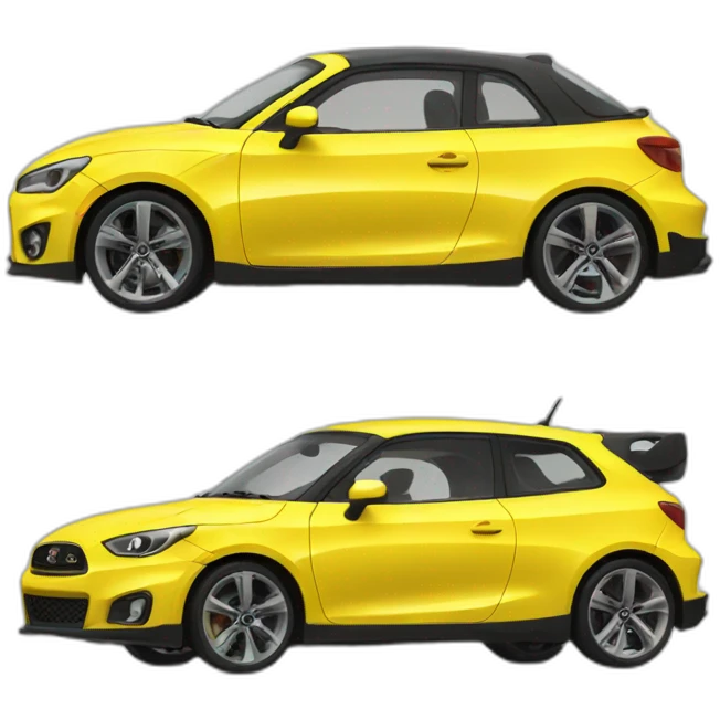r5 car yellow emoji