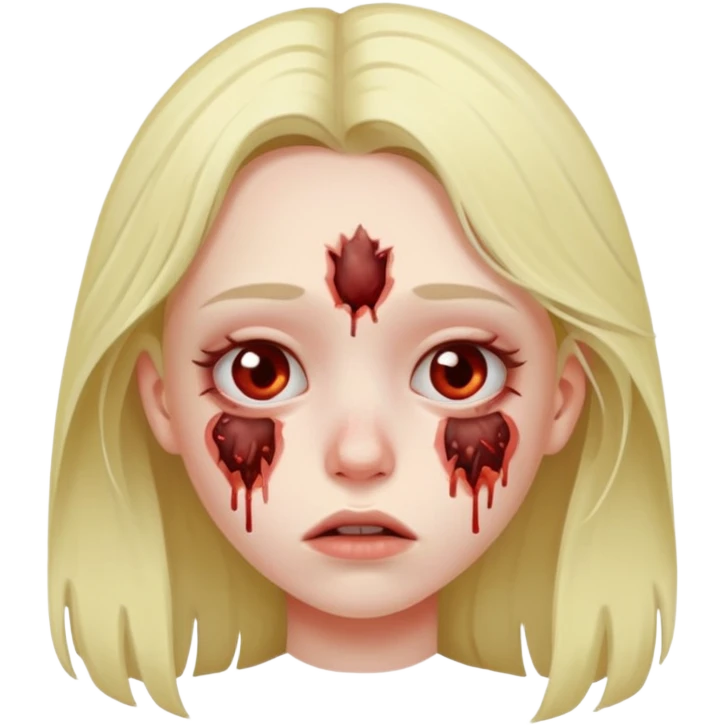infected girl emoji