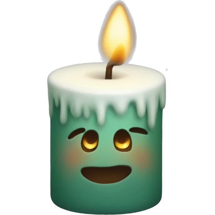 Candle winter Christmas  emoji