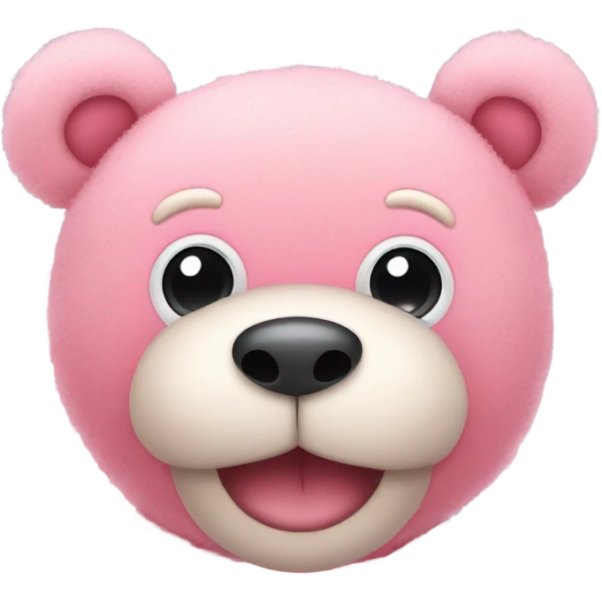 pink cute teddy bear emoji