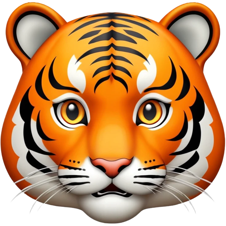 tiger face with LOL speech bubble for Twitch emote emoji