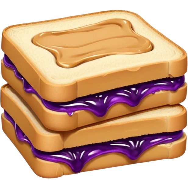 peanut butter & jelly sandwich  emoji