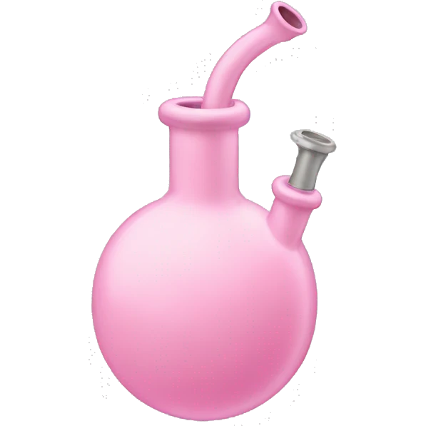 Pastel pink bong emoji