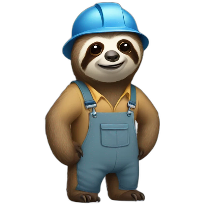SLOTH WORKER emoji