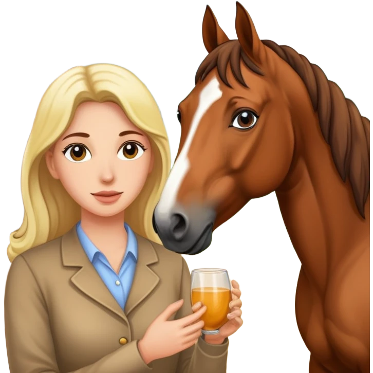 :horse breeding woman emoji