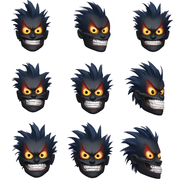Ryuk dans une f1 emoji